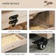 image 4 of PawHut Wooden Hamster Cage, 3-Tier Roden Small Animals Hutch, 99 x 50 x 69 cm