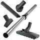 image 1 of SPARES2GO Universal Vacuum Cleaner Mini Tool Rod Kit Telescopic Tube Pipe Set 32mm