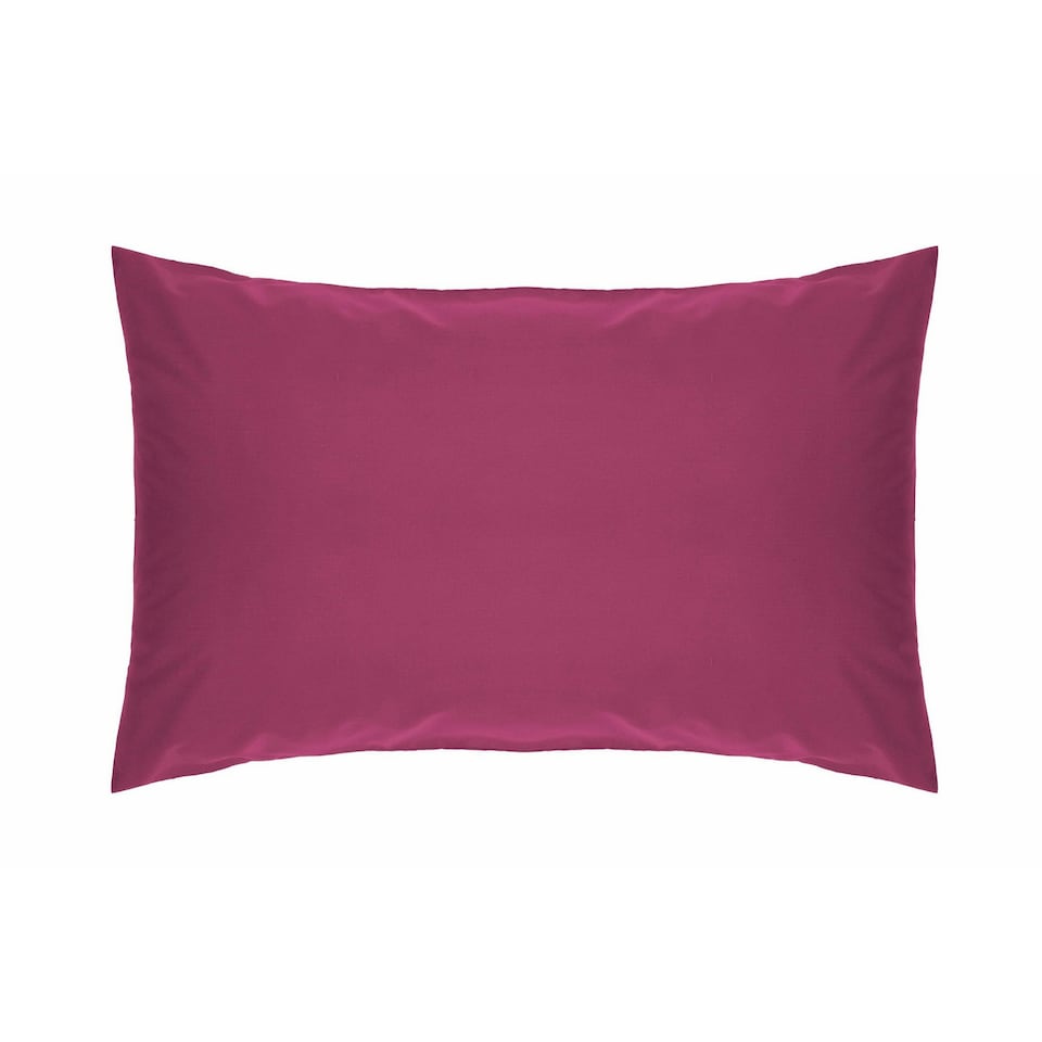 Belledorm Easycare Percale Housewife Pillowcase - Fuchsia - One Size