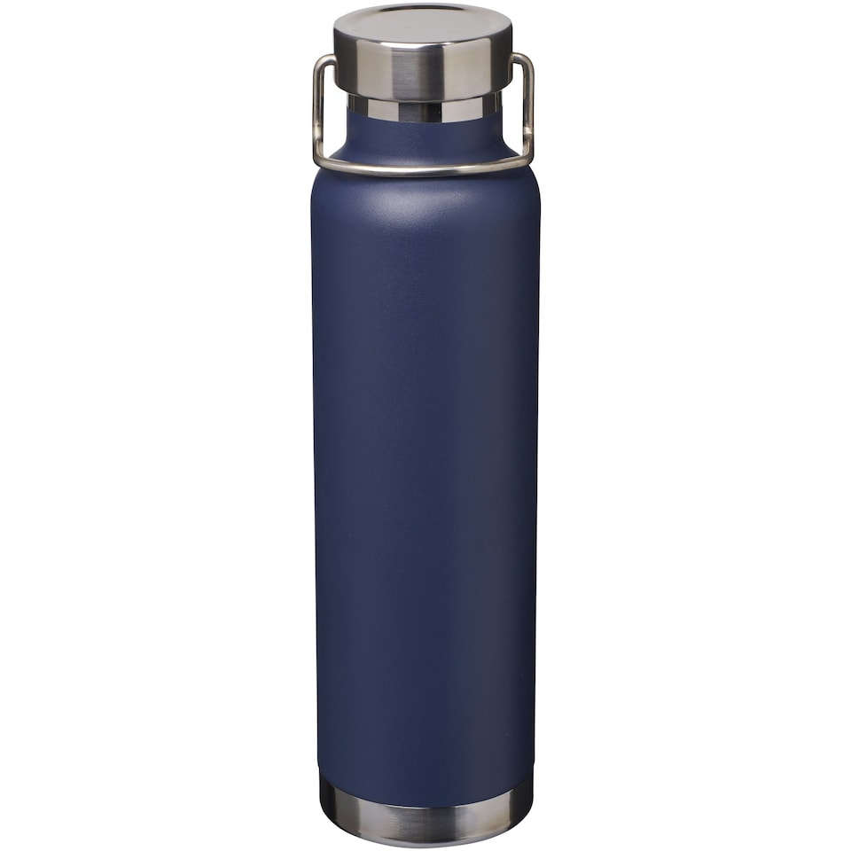 Avenue Thor Copper Vacuum Insulated Bottle - Navy - 27.2 x 7.2 cm