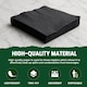 image 4 of ECONX Black 2 Ply 4 Fold Paper Napkins Tissue Serviettes for Birthdays Weddings Parties 2000PK