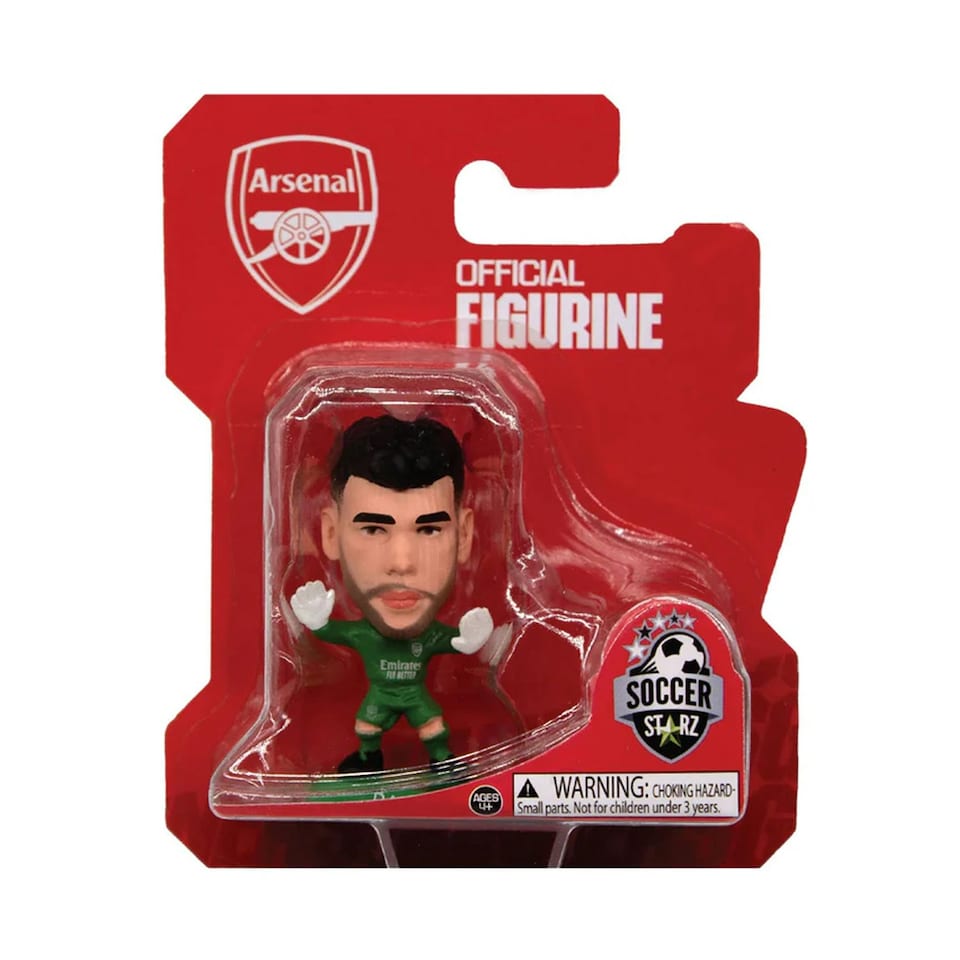 image 1 of Arsenal FC David Raya SoccerStarz Football Figurine - Multicoloured - One Size