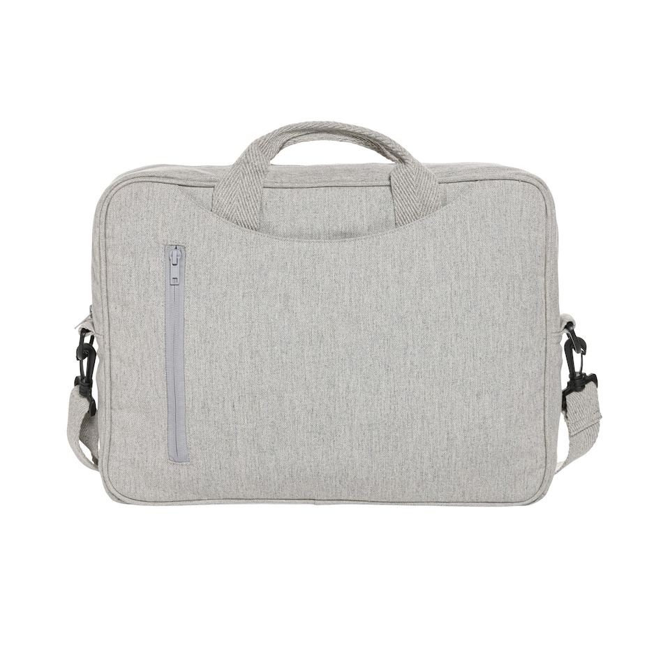 image 1 of XD Collection Laluka Recycled Cotton Aware Laptop Bag - Grey - One Size | Grey