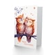 image 2 of Two Cute Horned Birds Love Bright Sweet Owl Partner Anniversary Card
