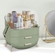 image 5 of ilus Makeup Organizer Case Drawer Portable Cosmetic Jewellery Storage Box Light Green | Green