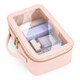 image 3 of Bagbase Boutique Clear Toiletry Bag - Soft Pink - One Size