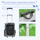 image 3 of PawHut Pet Travel Backpack Bag Cat Puppy Dog Carrier w/ Trolley and Telescopic