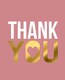 image 1 of Thank You Foiled Card