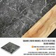 image 7 of NOVECRAFTO Black Self Adhesive Vinyl Floor Tiles - 12”x24” (30.48x60.96cm) - Large Peel & Stick Waterproof Marble Effect Flooring - Pack of Tiles Black | 3.71 sqm