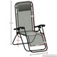 image 3 of Garden Vida Set of 2 Zero Gravity Chairs - Grey