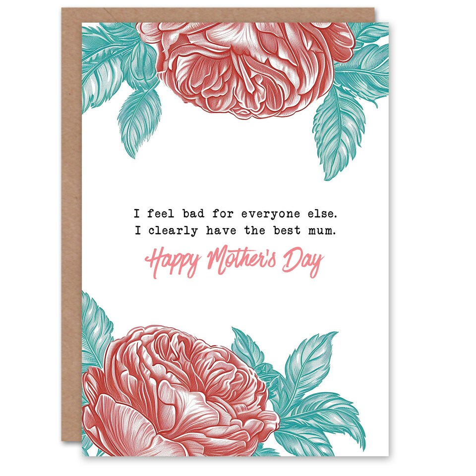 image 1 of Mothers Day Card Have Best Fun Floral Mum Card
