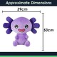 image 2 of Axolotl Soft Toy Cute Plushie Huggable Cuddly Stuffed Toy 50cm Purple