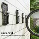 image 3 of SPORTNOW 4 Pack Bike Rack, Wall Mounted Bike Hooks for Garage