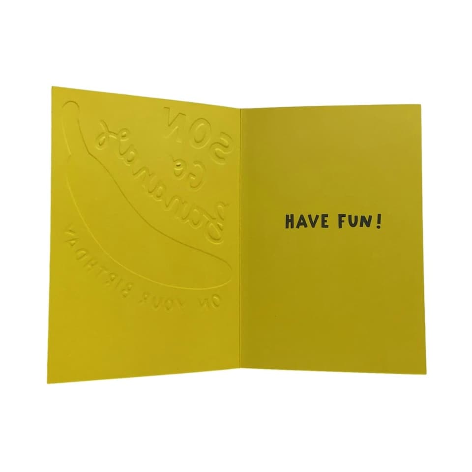 image 1 of Son Go Bananas Funny Birthday Card