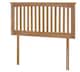 image 1 of 3ft Single Genuine Solid Oak Headboard Bedhead.Oak Wood Wooden Vivaldi Head Board