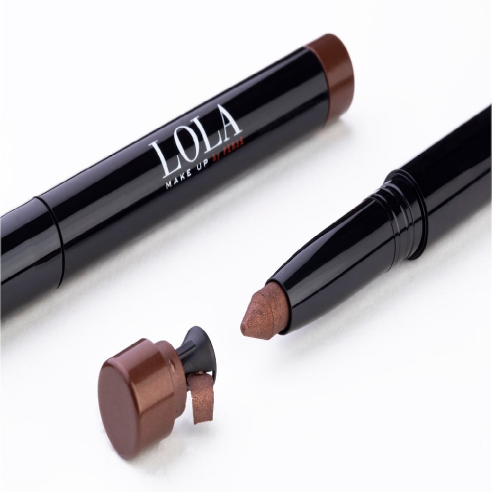 image 1 of LOLA MAKE UP STICK EYESHADOWS Multi | Dazzling Bronze Brown 