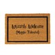image 1 of Nicola Spring Halloween Coir Door Mat - 60 x 40cm - Wizards Welcome