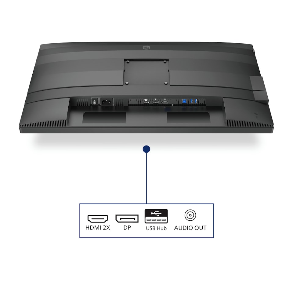 image 1 of Philips 27B2G5500 27-Inch IPS QHD 100Hz Height adjustable Energy Efficient Monitor