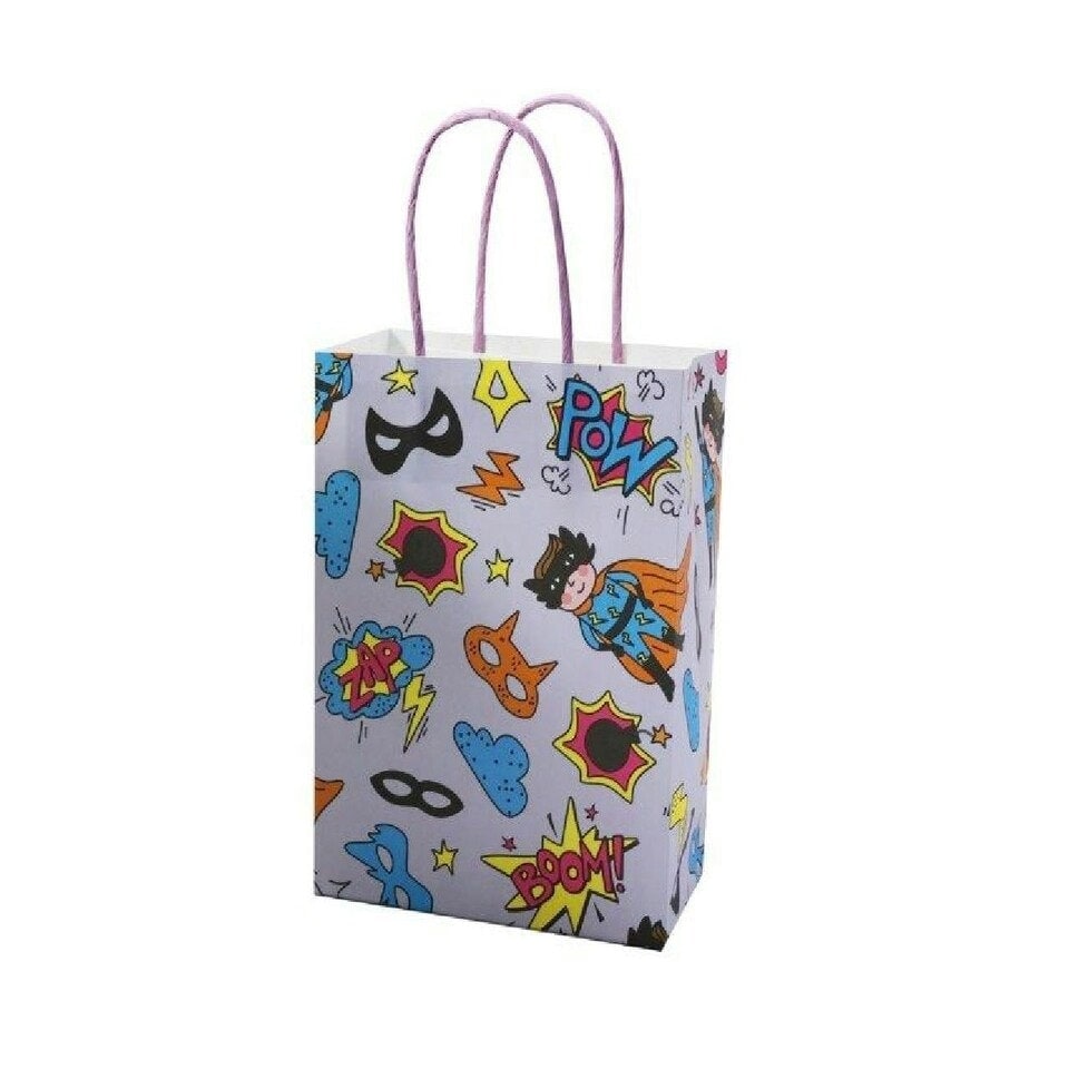 image 1 of Pack of 12 Vehicles Paper Gift Bags
