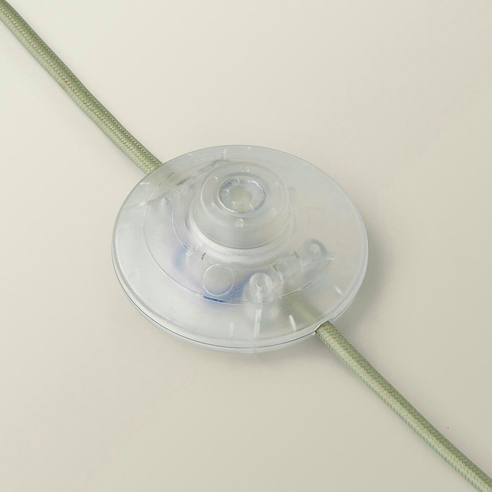 image 1 of ValueLights Lenny Moss Green Drum Lamp Shade Colour Drench Ribbed Fabric Midi Floor Lamp Green