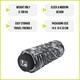 image 2 of Urban Fitness  2 in 1 Massage Roller Set - Black/Silver -  - Fitness - UFA314