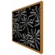 image 5 of White palm trees on black (Picture Frame) White | L