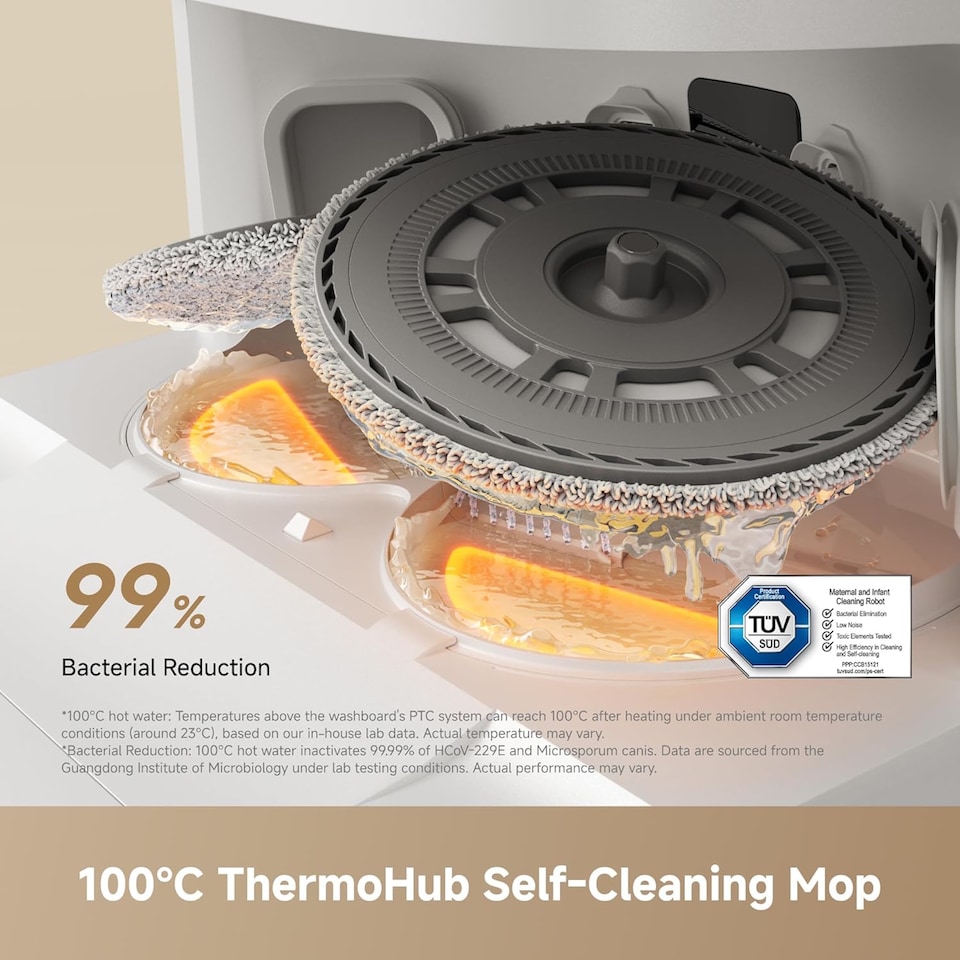 image 1 of Dreame L50 Ultra AE White smart robot vacuum