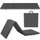 image 1 of HOMCOM 6FT Foldable Gymnastics Mat, Tri-Fold 2" Thick Crash Mat, Grey