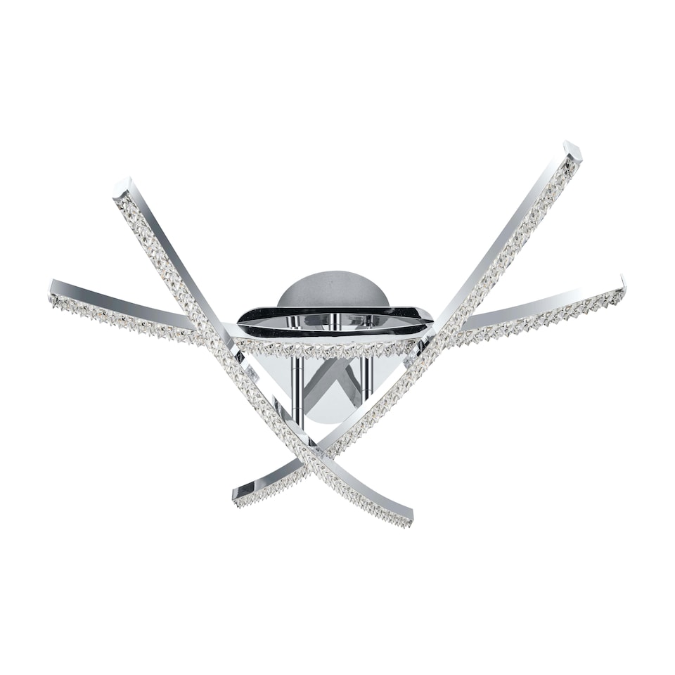 image 1 of COSYLYTE Samford 3 Light LED  Beaded Ceiling Light Chrome