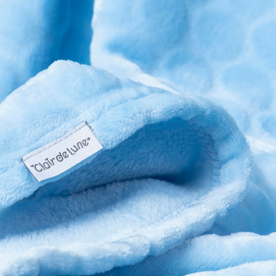 image 1 of Clair de Lune Marshmallow Pram Blanket - Blue