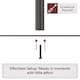image 6 of Fire Vida 5 Piece Warwick Companion Set Fireside Fireplace Accessory, Black
