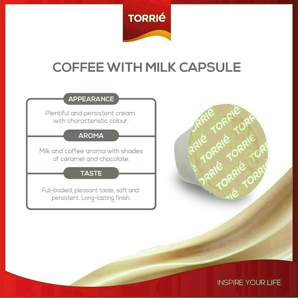 image 1 of Instant Coffee with Milk Nespresso ® Compatible Coffee Capsules (60 Pods)