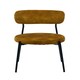 image 1 of Stackable Glenn Dining Chairs (Pack of 2) - Velvet - L52 x W52 x H78 cm - Mustard Brown