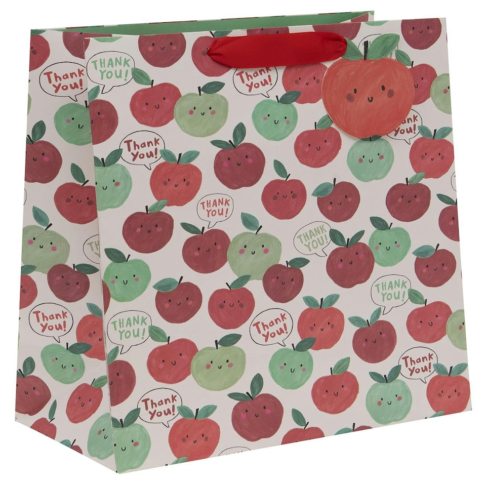 Glick Gift Bag.  A Large 'Thank You Teacher' Gift Bag, Perfectly Designed to Express Thanks to Your Favourite Teacher
