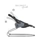 image 3 of hauck Alpha Bouncer Deluxe - Melange Grey