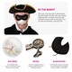 image 2 of Highway Man Costume and Accessories White | XL