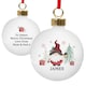 image 6 of Personalised Gonk Christmas Bauble