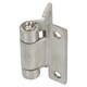 image 3 of Stainless Steel Pressed Hinge Heavy Duty 58x59mm Industrial Door Hatch Locker Silver