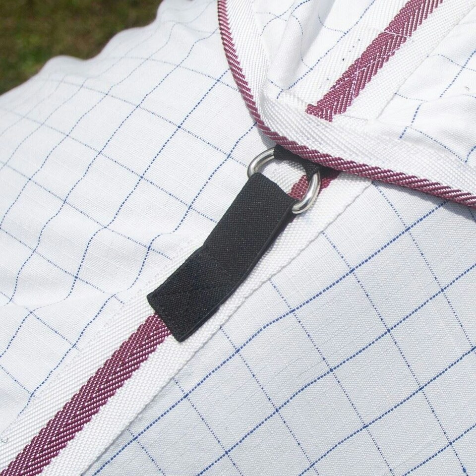 image 1 of Gallop Equestrian Air Mesh Dual Summer Sheet White | Size: 5ft 6
Colour: White