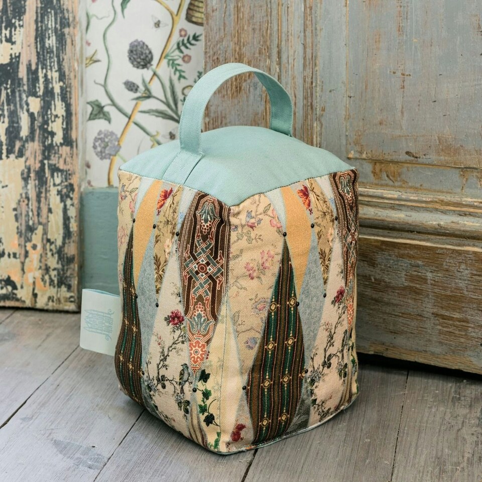 image 1 of The Chateau By Angel Strawbridge Wallpaper Museum Doorstop - Blue/Green/Yellow - One Size