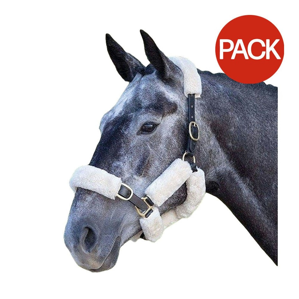 Performance Horses SupaFleece Halter Fleeces (Pack of 6) - Natural - One Size