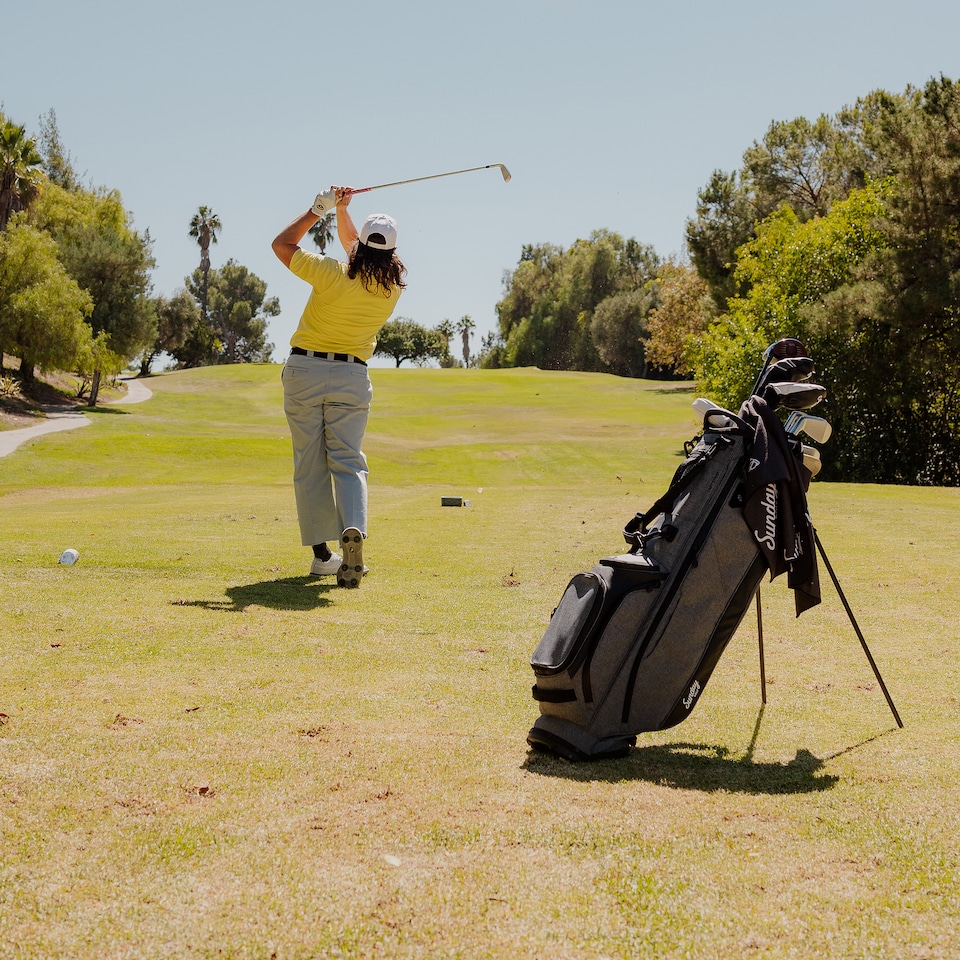 image 1 of Ryder Golf Bag - Heather Grey