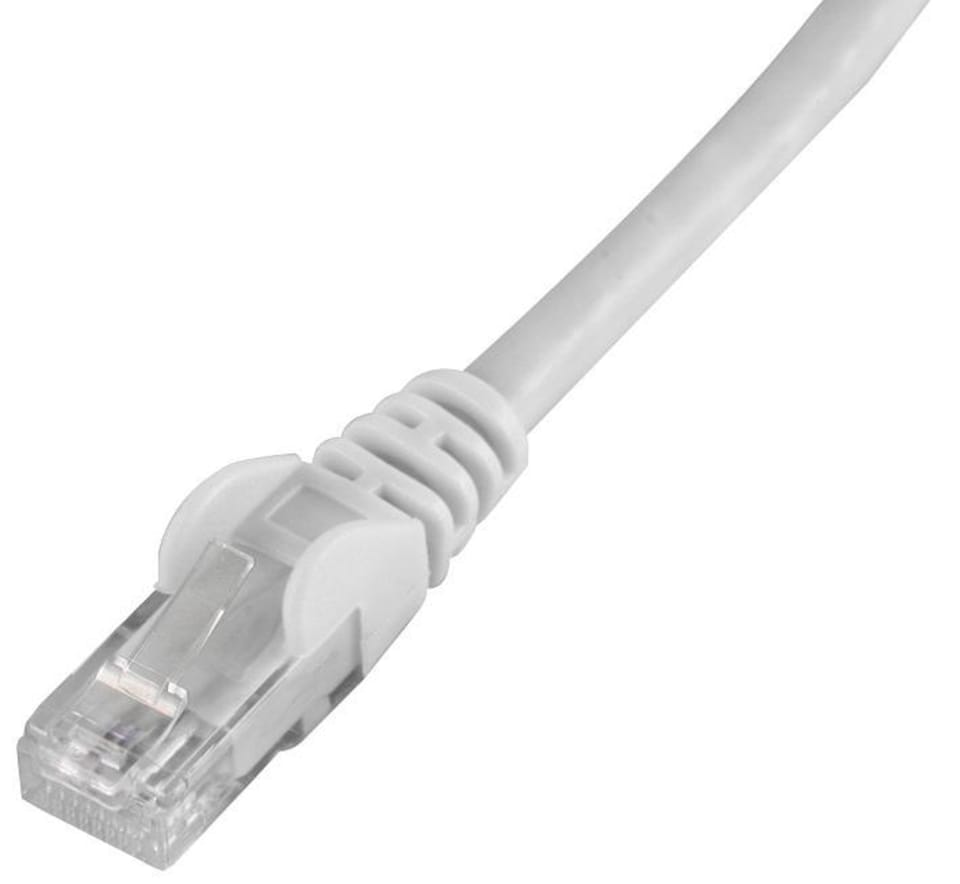 PRO SIGNAL - Snagless Cat6 UTP LSOH Ethernet Patch Lead, White 0.2m
