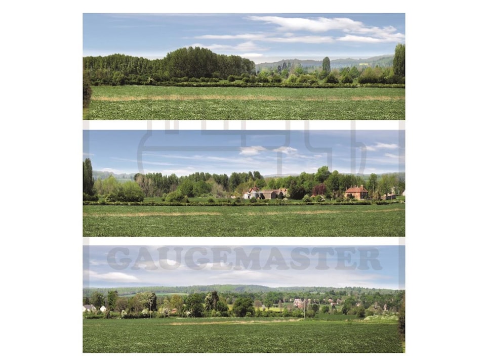 image 1 of Gaugemaster Scenics Open Field Small Photo Backscene (1372x152mm)