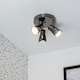 image 4 of ValueLights Sleek Spotlight Gloss Black Spotlight and GU10 Spotlight LED 5W Warm White 3000K Bulb Black