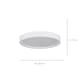image 3 of EGLO Basic Idun-E Plastic LED Flush Ceiling Light, White | Black