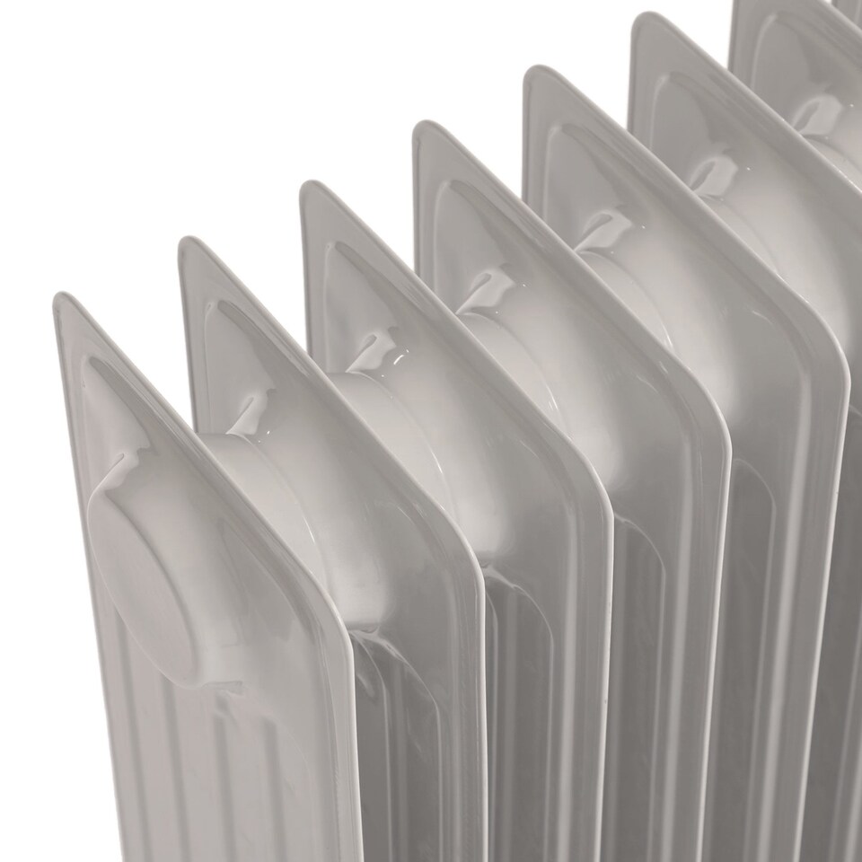 image 1 of 2500W 11 Fin Portable Oil Filled Radiator Electric Heater
