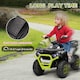 image 6 of AIYAPLAY 12V Kids Electric Ride on ATV, Battery Powered Quad Bike with 4 Suspension Wheels, Forward Reverse Function, Headlights, Music, Storage Basket, for Ages 3-5 Years, Green