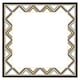 image 2 of Art deco patterned border (Picture Frame) White | S
