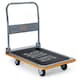image 1 of Heavy Duty 300kg Folding Platform Trolley Hand Truck Cart Sack Flat Bed Pulley